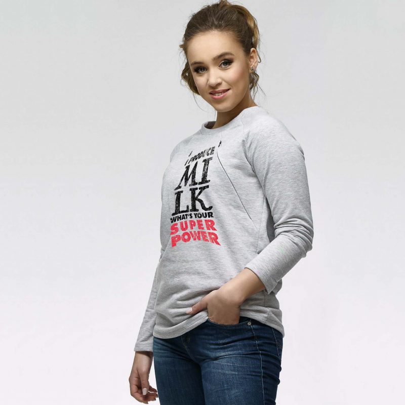 BLUZA DO KARMIENIA PIERSIĄ I PRODUCE MILK WHAT'S YOUR SUPERPOWER