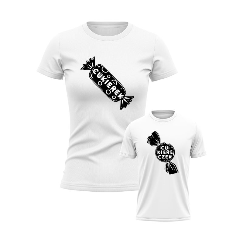 KOSZULKA I BODY/KOSZULKA DLA MAMY I DZIECKA CUKIEREK