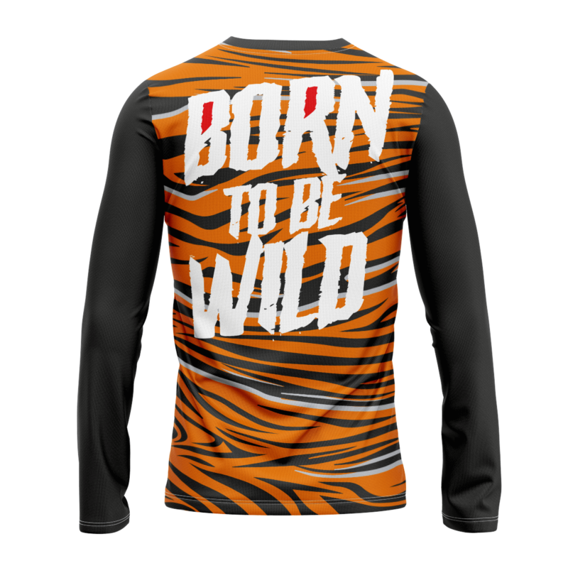 Koszulka sportowa longsleeve #4 Tygrys