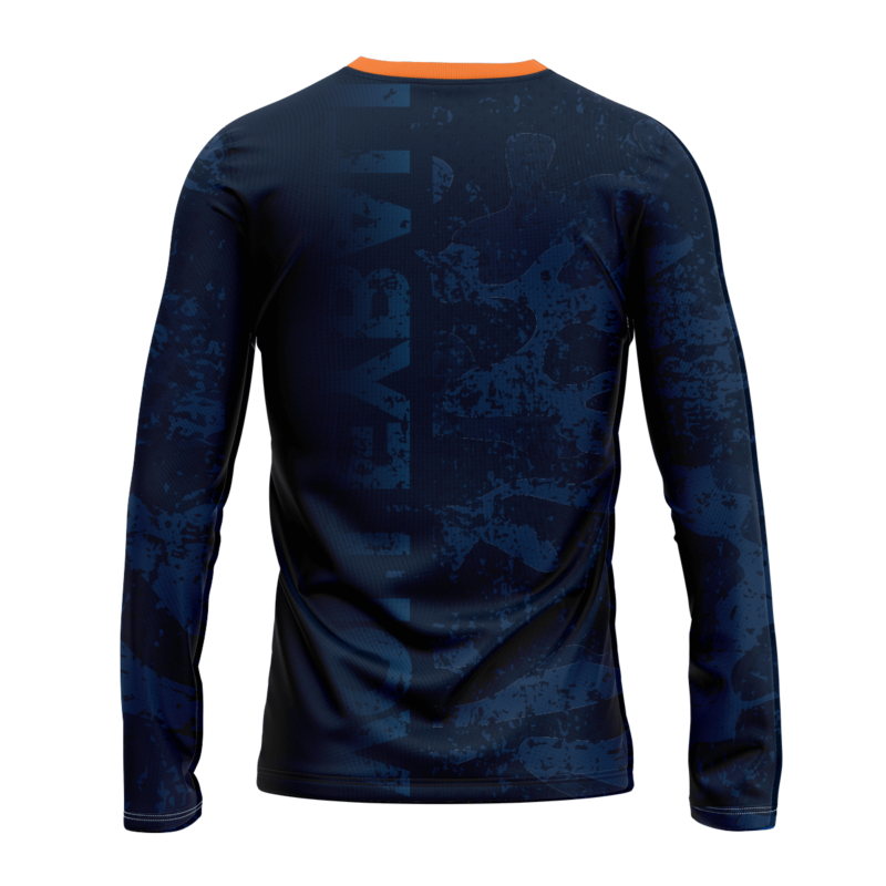 Koszulka sportowa longsleeve #21 Pomarańczowy Siatkarz