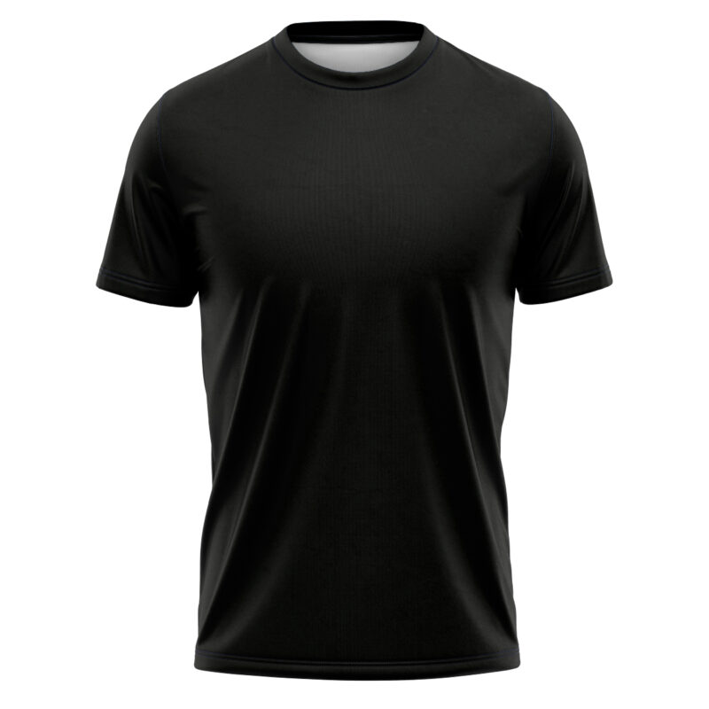 Koszulka sportowa #135 Minimalistyczna Czerń