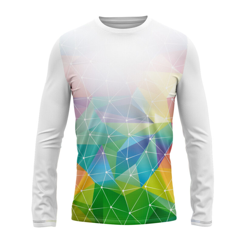 Koszulka sportowa longsleeve #32 Treningowa Geometria