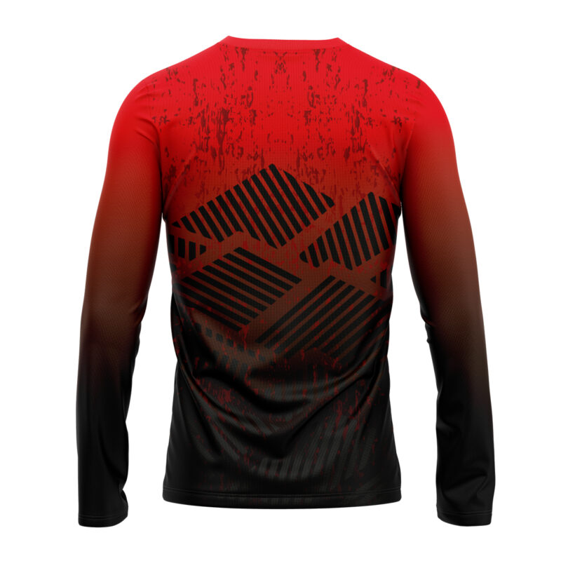 Koszulka sportowa longsleeve #36 Dynamiczna czerwień