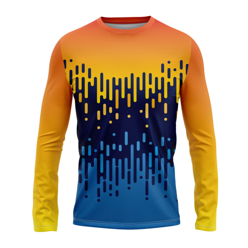 Koszulka sportowa longsleeve #46  Pikselowa Fala