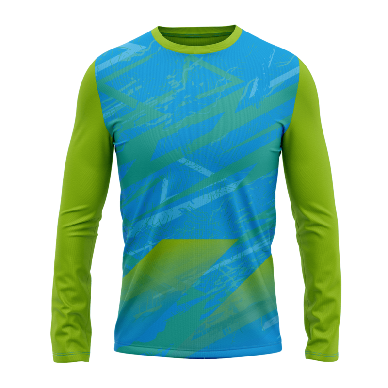 Koszulka sportowa longsleeve #53 Niebieski Blask