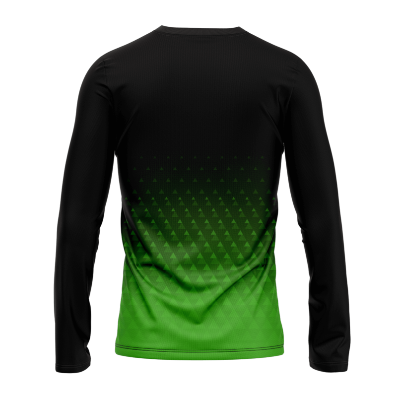 Koszulka sportowa longsleeve #50 Zielony gradient