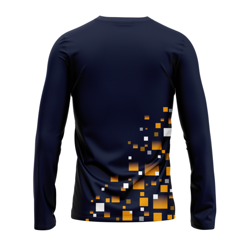 Koszulka sportowa longsleeve #56 Pomarańczowe kwadraty