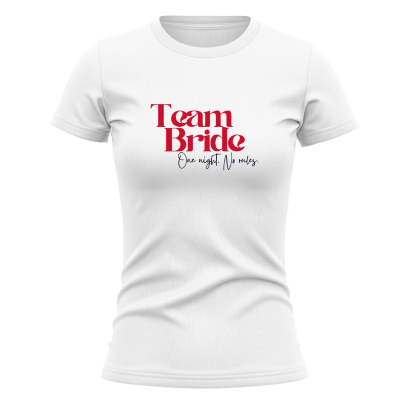 KOSZULKA NA WIECZÓR PANIEŃSKI TEAM BRIDE ONE NIGHT