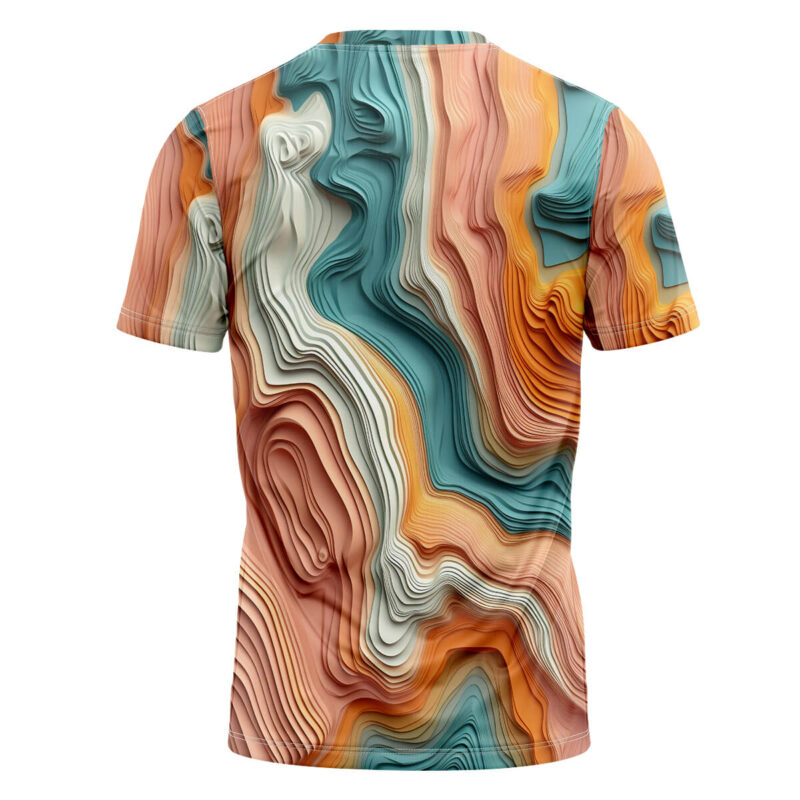 Koszulka sportowa #160 Pastelowa Abstrakcja