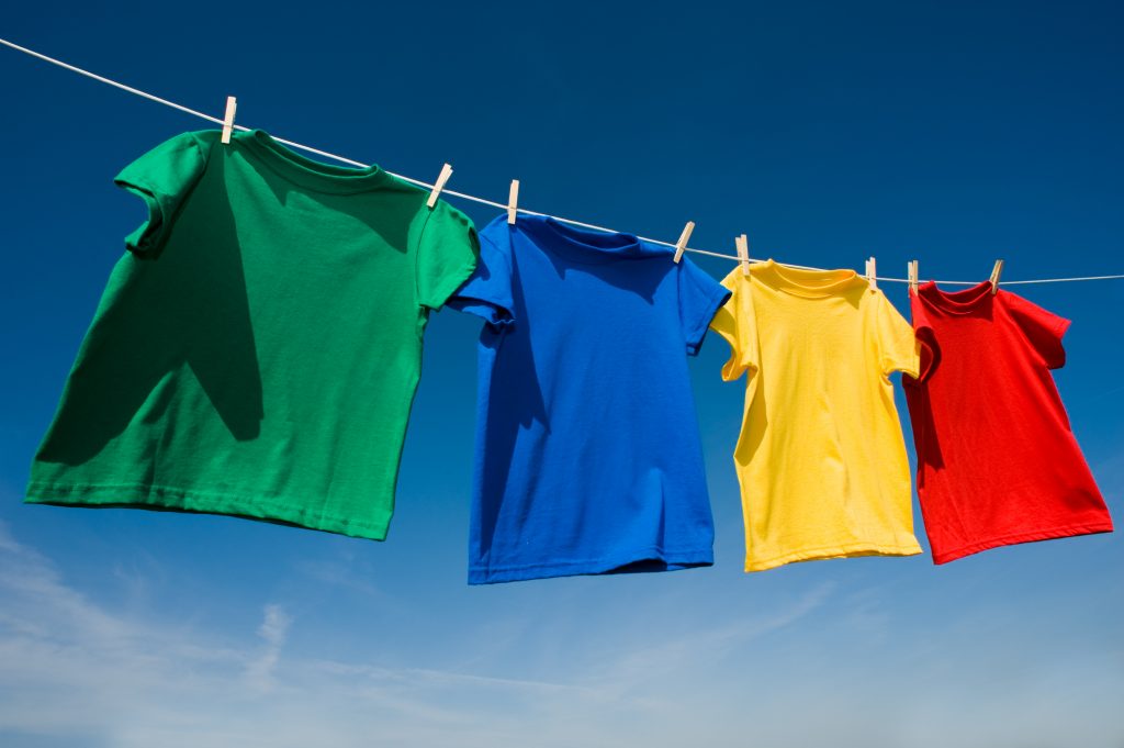 pranie koszulek